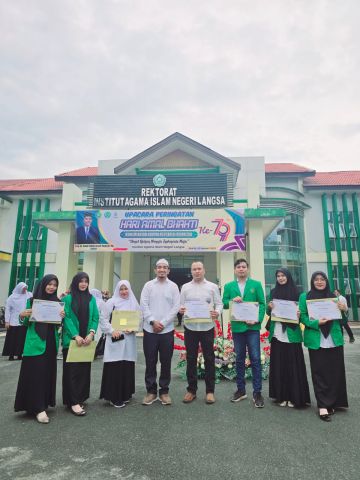 Prestasi Gemilang: Dosen dan Mahasiswa BKI IAIN Langsa Terima Apresiasi pada HAB ke-79